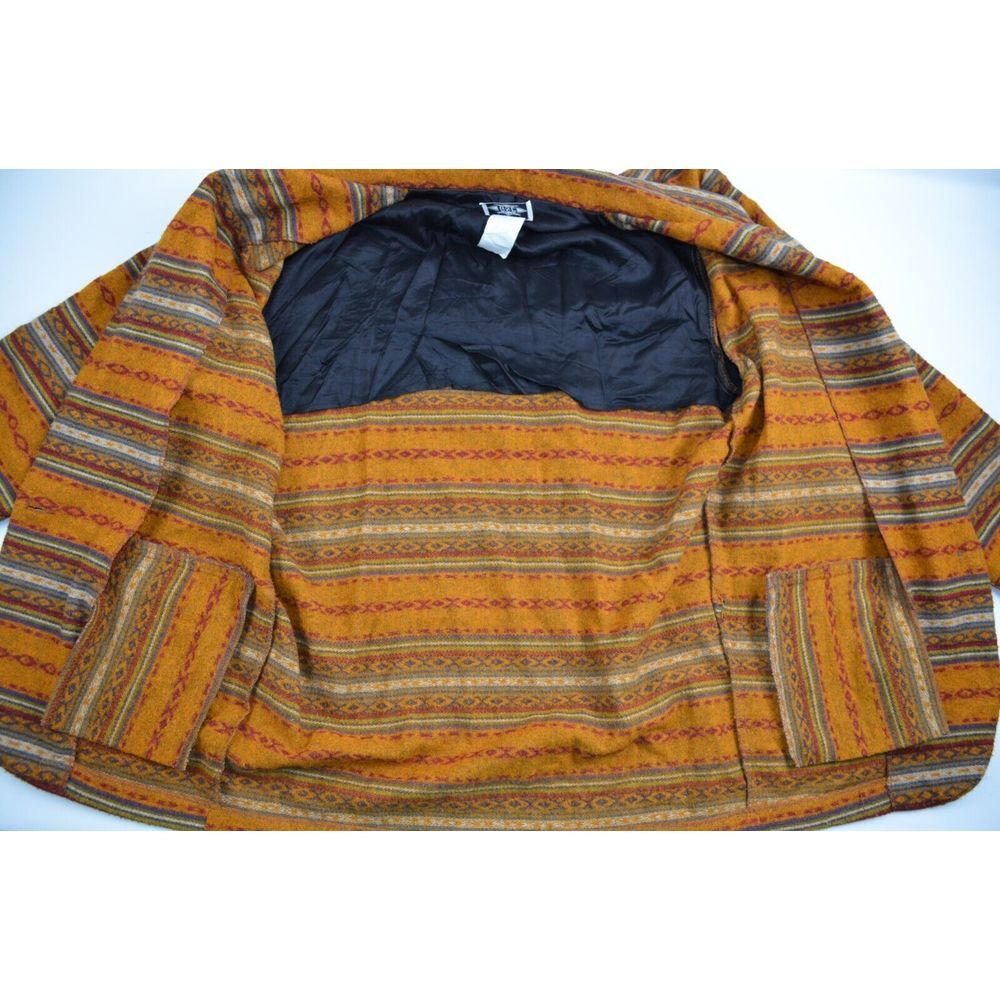 GSL‎ Vintage Blazer Women's M Southwestern Aztec Wool Blend USA - Picture 11 of 16